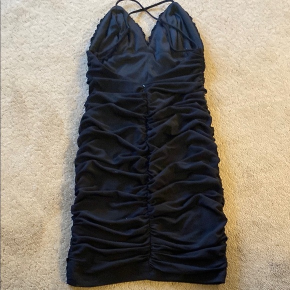 LULUS FLAUNT IT THAT WAY RUCHED BODY-CON MINI DRESS - Picture 8 of 12